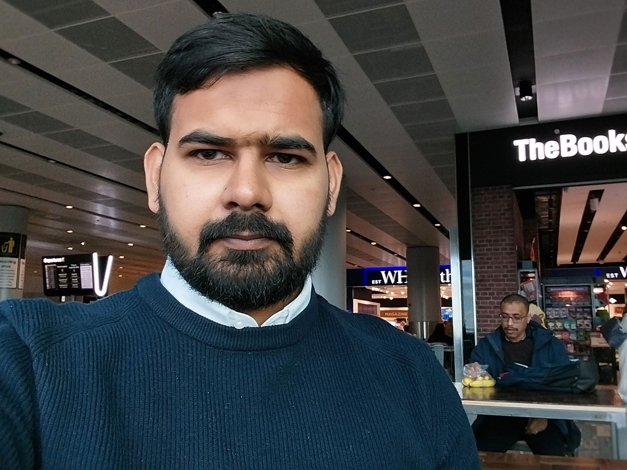 Rizwan Saleem at Manchester Airport